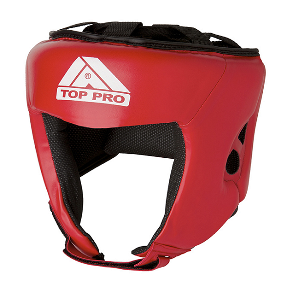 Top Pro Club Boxing Head Gear Red