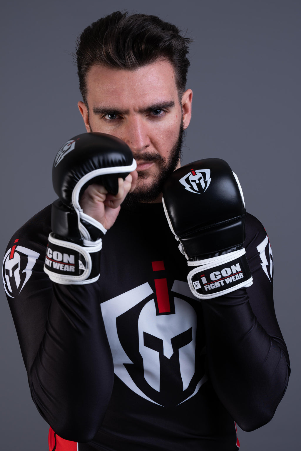 ICON MMA GLOVES Black / White